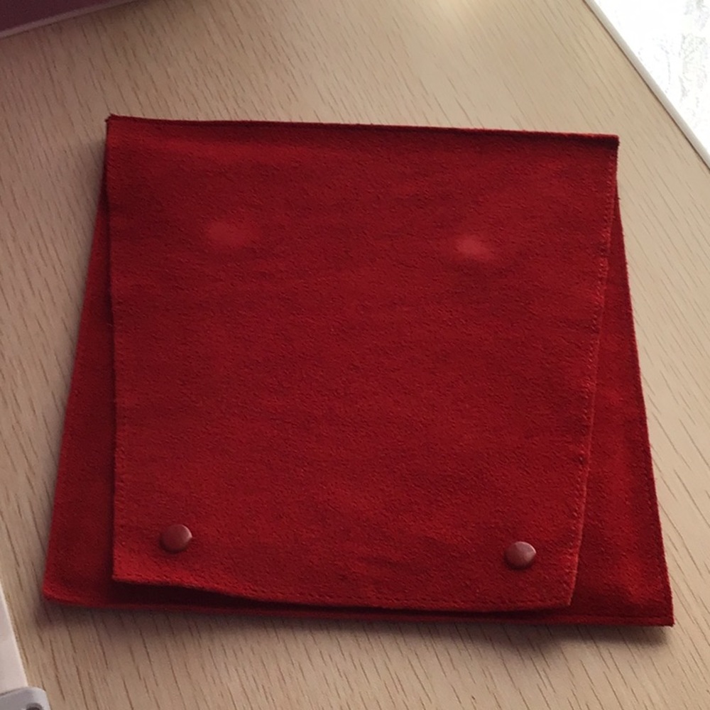 Cartier necklace travel pouch